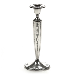 Grosvenor by Community, Silverplate Candlestick, Monogram F