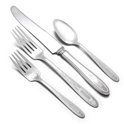 Grosvenor by Community, Silverplate 4-PC Setting, Dinner Size, French Blade