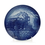 Christmas in America by Bing & Grondahl, Porcelain Decorators Plate, Locomotive