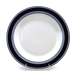 Casual Banded Black by Mainstays, Stoneware Dinner Plate
