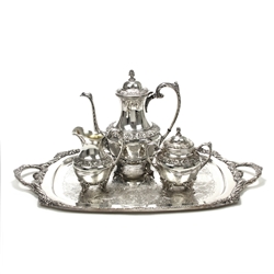 Heritage by 1847 Rogers, Silverplate 4-PC Coffee Service w/ Tray