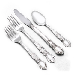 Heritage by 1847 Rogers, Silverplate 4-PC Setting, Viande/Grille, Modern