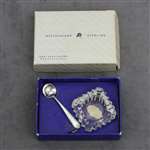 Lady Hilton by Westmoreland, Sterling Salt Spoon w/ Glass Dip