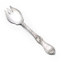 Les Cinq Fleurs by Reed & Barton, Sterling Ice Cream Fork, Monogram S