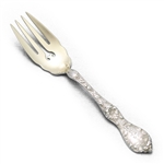 Les Cinq Fleurs by Reed & Barton, Sterling Salad Fork, Gilt Tines, Monogram FTB