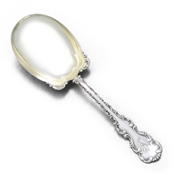 Louis XV by Whiting Div. of Gorham, Sterling Berry Spoon, Gilt Bowl, Monogram V