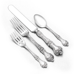 Majestic by Alvin, Sterling 4-PC Setting, Dinner, Blunt Plated, Monogram B