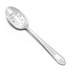 Mary II by Lunt, Sterling Tablespoon, Pierced (Serving Spoon)