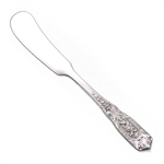 Milburn Rose by Westmoreland, Sterling Butter Spreader, Flat Handle