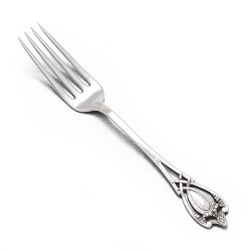 Monticello by Lunt, Sterling Luncheon Fork, Monogram S