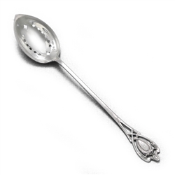 Monticello by Lunt, Sterling Olive Spoon, Monogram T