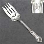Morning Glory by Alvin, Sterling Cold Meat Fork, Monogram H