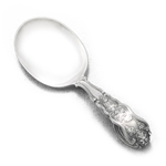 Moselle by American Silver Co., Silverplate Baby Spoon, Curved Handle, Monogram W