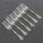 Moselle by American Silver Co., Silverplate Salad Forks, Set of 6