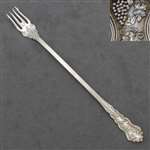 Moselle by American Silver Co., Silverplate Pickle Fork, Long Handle, Monogram L