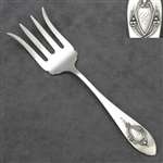 Mount Vernon by Lunt, Sterling Small Beef Fork, Monogram C