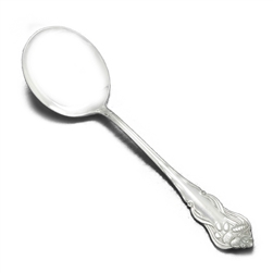 Nenuphar by American Silver Co., Silverplate Round Bowl Soup Spoon