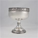 Brides' Punch Bowl by Tiffany, Sterling Reticulated Floral Design
