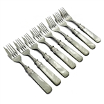 Pearl Handle by 1847 Rogers Salad Forks, Set of 8