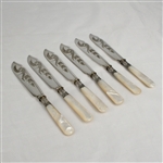 Pearl Handle made in England Fish Knives, Set of 6