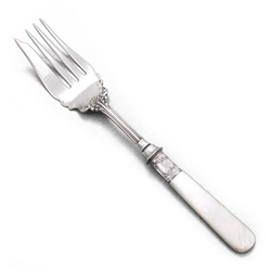 Pearl Handle by Universal Cold Meat Fork, Scroll Ferrule