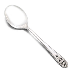 Queen's Lace by International, Sterling Cream Soup Spoon