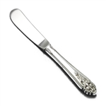 Queen's Lace by International, Sterling Butter Spreader, Paddle Blade, Hollow Handle