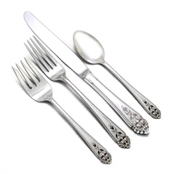 Queen's Lace by International, Sterling 4-PC Setting, Luncheon