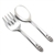 Queen's Lace by International, Sterling Salad Serving Spoon & Fork