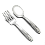 Romance II by Holmes & Edwards, Silverplate Baby Spoon & Fork