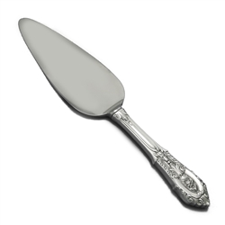 Rose Point by Wallace, Sterling Pie Server, Cake Style, Hollow Handle