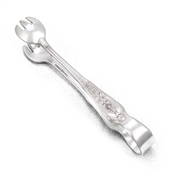 Rose Point by Wallace, Sterling Sugar Tongs