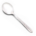 Royal Rose by Nobility, Silverplate Cream Soup Spoon