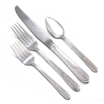 Royal Rose by Nobility, Silverplate 4-PC Setting, Dinner, Modern