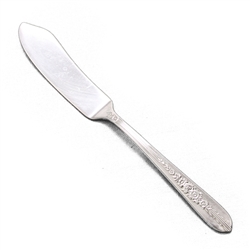 Royal Rose by Nobility, Silverplate Master Butter Knife, Flat Handle