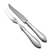 Sheraton by Community, Silverplate Carving Fork & Knife, Steak, Monogram J