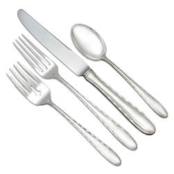 Silver Flutes by Towle, Sterling 4-PC Setting, Luncheon, French