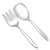 Silver Rhythm by International, Sterling Salad Serving Spoon & Fork