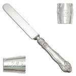 Stratford by Simpson, Hall & Miller, Sterling Luncheon Knife, Blunt Plated, Monogram S