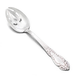 Tiger Lily by Reed & Barton, Silverplate Tablespoon, Pierced (Serving Spoon)