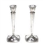 Trianon by International, Sterling Candlestick Pair, Monogram L