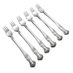 Vintage by 1847 Rogers, Silverplate Cocktail/Seafood Fork, Set of 6, Monogram H