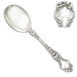 Violet by Wallace, Sterling Round Bowl Soup Spoon, Monogram A