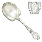 Violet by Whiting Div. of Gorham, Sterling Berry Spoon, Monogram M