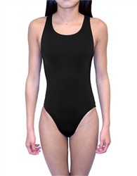 Female Solid Speed Back Swim Suit