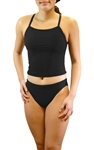 Female Solid Tankini Swim Suit