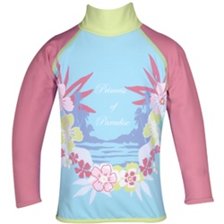 Princess of Paradise Rash Guard swimsuit