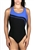 Adoretex Women's Wide Strap Splice Swimsuit