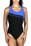 Adoretex Women's Wide Strap Splice Swimsuit