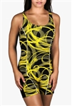 Adoretex Women's Stellar Spirals Unitard Swimsuit